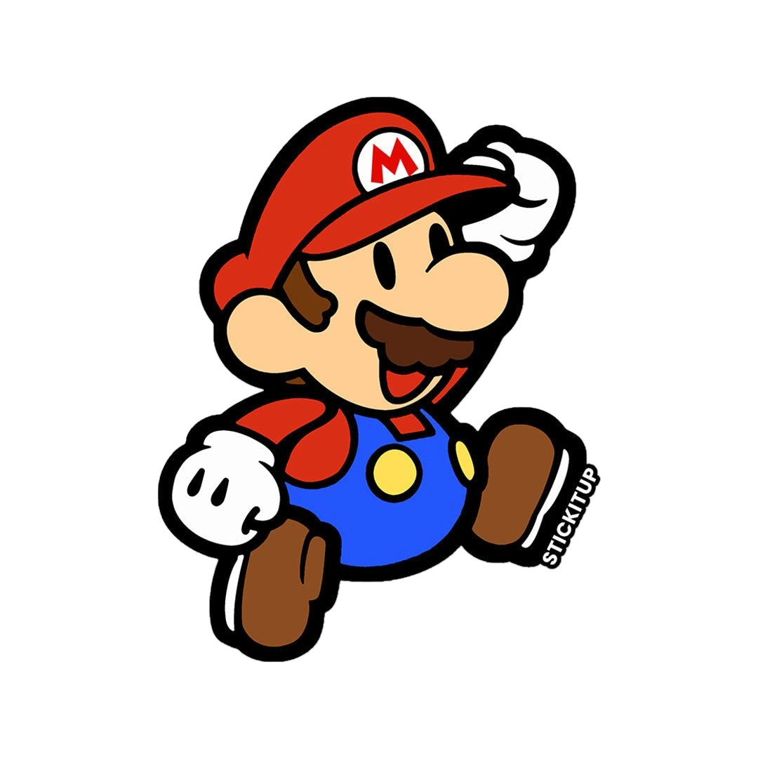 S Mario Sticker